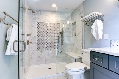 Modern Bathroom with New Shower